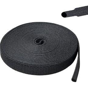 Heat Shrink Wire Loom, 20FT-1/2 Inch 2:1 Nylon Fabric Tubing | Braided Cable Sleeving Abrasion Protection for Managing Wires, Cables, Hoses in Saudi Arabia