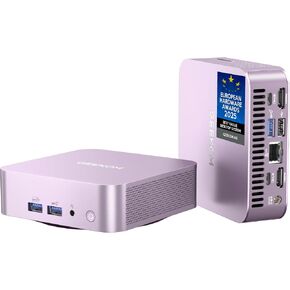 GEEKOM A6 Mini PC with AMD Ryzen 7 6800H, 32GB DDR5 RAM (Upgradable), 1TB PCIe 4.0 SSD, USB4/8K/Wi-Fi 6E, Aluminium Design, SD Card Slot, Home Office & Multitasking Desktop PC in Saudi Arabia