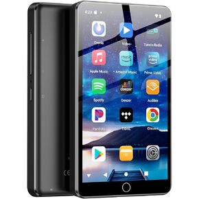 مشغل MP3 بنظام Android 13 بسعة 144 جيجابايت مزود بتقنية Bluetooth وWiFi وSpotify وGoogle Store | مشغل MP4 مقاس 4 بوصات مع شاشة تعمل باللمس ومكبر صوت، ومشغل موسيقى Spotify مع تسجيل وFM، بقدرة 2000 مللي أمبير في الساعة، مع التحكم المسموع والأبوي in Saudi Arabia