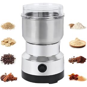 300g Grain Mill Grinder, 304 Stainless Steel Grain Mill High Speed Commercial Spice Grinder, Ultrafine Grain Household Flour Mill, Hom Kitchen in Saudi Arabia