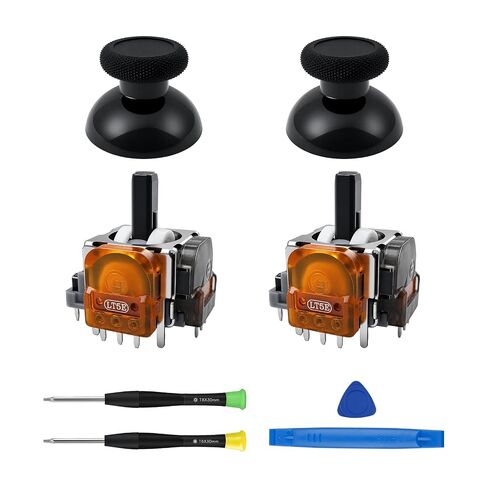 WCDZSU 2pack TMR Joystick and Caps for Xbox Series X/S Controller with Tool | 3D Analog Stick Sensor Electromagnetic Module with Thumbstick Caps Anti-Drift Joystick Replacement Repair Kit in Saudi Arabia