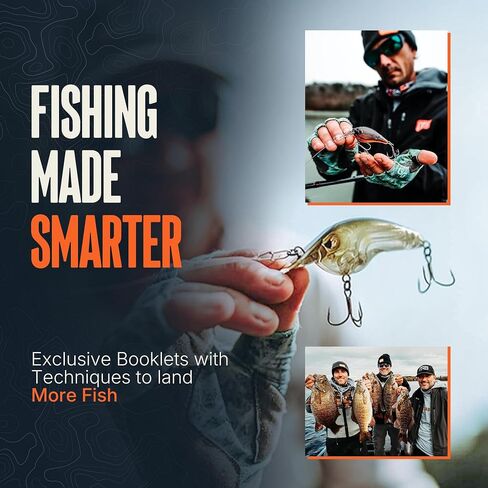MONSTERBASS Fishing Mystery Box, Freshwater Bass Fishing Kit with 7+ Lures in Kuwait
