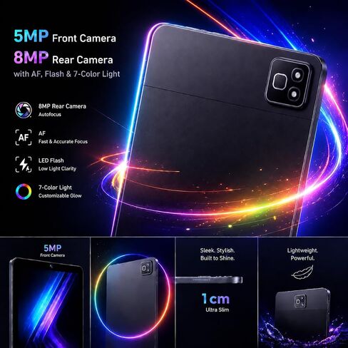 2026 Latest 11 Inch Android 16 Tablet, Tablet with 30GB RAM+128GB ROM, 1TB Expandable, 1280 * 800 Eye-Care LCD Display, 7800mAh Battery, WiFi 6+BT5.4 Ultra-Thin Tablet for Study Entertainment in Saudi Arabia