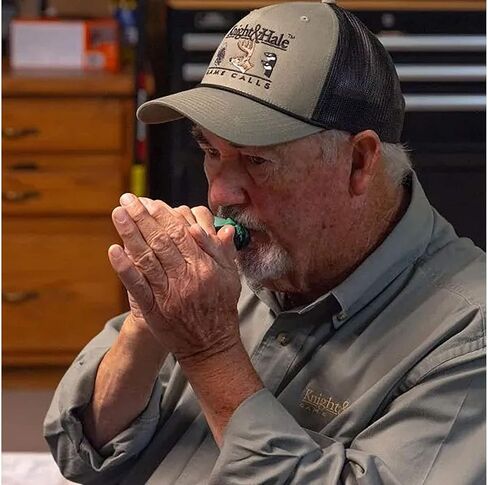 Knight & Hale VersaTube™ Turkey & Goose Tube Call - Hand-Turned Delrin - Made in USA in Saudi Arabia