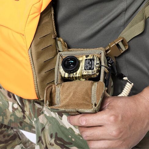 VOTAGOO Rangefinder Pouch with Protective Padding and Quick-Release Buckle, Molle Compatiblefor Binocular Packs, Tactical Hunting Bag Accessory in Saudi Arabia