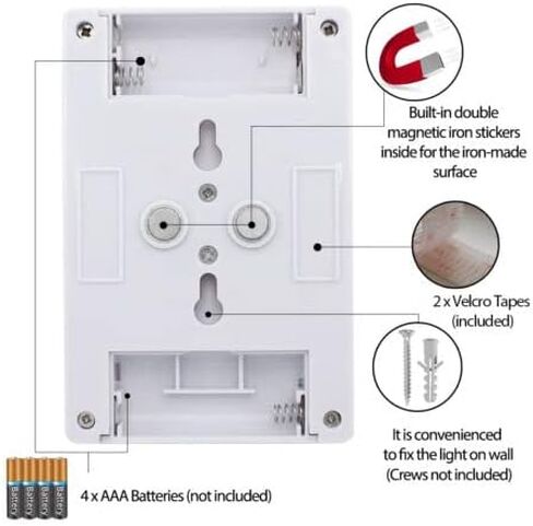 LED Night Light 200 Lumen COB Emergency Lights Switch Cordless Portable (1 Pack) in Saudi Arabia