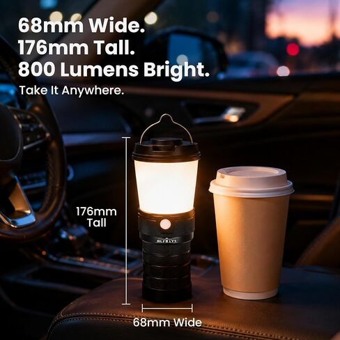 sofirn BLF LT1 Camping Lantern Rechargeable, Dimmable 2700K-5000K, 90 CRI | Warm to neutral tint-adjustable LED lantern with Anduril 2 UI and USB-C charging. For power outages, camping, fishing. in Saudi Arabia
