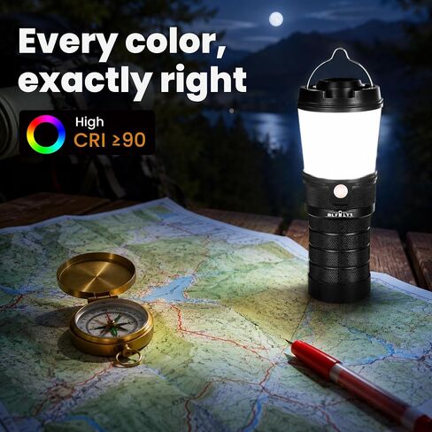 sofirn BLF LT1 Camping Lantern Rechargeable, Dimmable 2700K-5000K, 90 CRI | Warm to neutral tint-adjustable LED lantern with Anduril 2 UI and USB-C charging. For power outages, camping, fishing. in Saudi Arabia