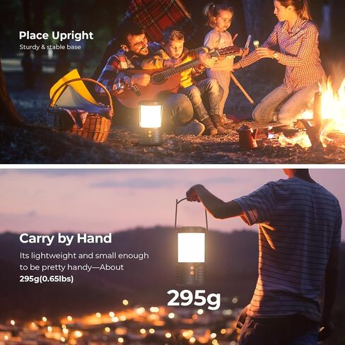 Camping Lantern,5000mAh Rechargeable Battery Emergency Lights for Power Outages,3 Colors,IPX4 Waterproof Portable Camping Tent Light for Home or Hurricane Hiking,1 Pack in Kuwait