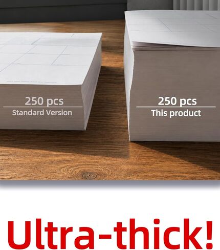prismite Fingerprint Cards, Heavy Weight, Applicant FD-258 (250 Pack) in Saudi Arabia