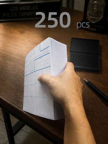 prismite Fingerprint Cards, Heavy Weight, Applicant FD-258 (250 Pack) in Saudi Arabia