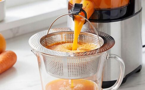 2Pcs Pulp Strainer for Nama J2, Juice Strainers After Juicing,Mesh Strainer | Hands-Free Juice Strainers for Fruit & Vegetable, Secondary Fine Filter for Juice, 304 Stainless Steel, Easy Clean in Saudi Arabia