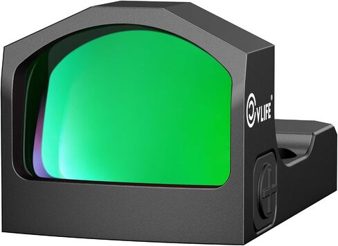 CVLIFE WolfCloak Motion Awake Green Dot Sight لبصمة RMR، نقطة 2MOA | محول لـ MOS وPicatinny 21 مم، رؤية انعكاسية للمسدسات كاملة الحجم، 1500 جيجا مقاوم للصدمات، 0.33 بوصة، عدسة بصرية 24 مم in Kuwait