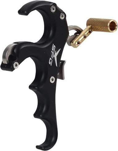 Archery Compound Bow Release Aid Archery Release Bow Thumb Release for Compound Bow Outdoor Shooting Accessories (Black) in Saudi Arabia