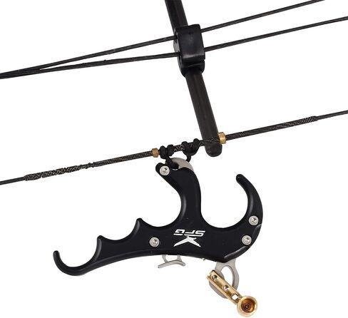Archery Compound Bow Release Aid Archery Release Bow Thumb Release for Compound Bow Outdoor Shooting Accessories (Black) in Saudi Arabia