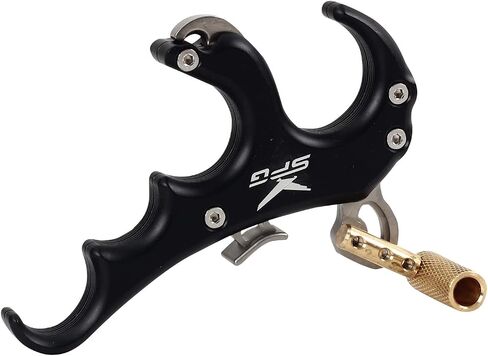 Archery Compound Bow Release Aid Archery Release Bow Thumb Release for Compound Bow Outdoor Shooting Accessories (Black) in Saudi Arabia