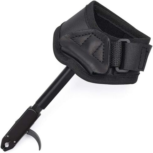 Compound Bow Quick Shot Release Buckle Strap Black/Camo Trigger Caliper Shooting Left & Right Hand in Saudi Arabia
