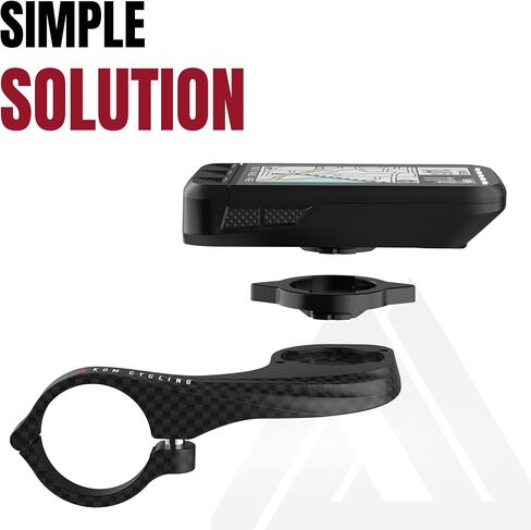 KOM Cycling Quarter Turn Adapter Compatible with Garmin to Wahoo Computers - Mount Any Wahoo Computer onto an existing Mount | Computers - Mount Any Wahoo Computer onto an existing Mount in Saudi Arabia