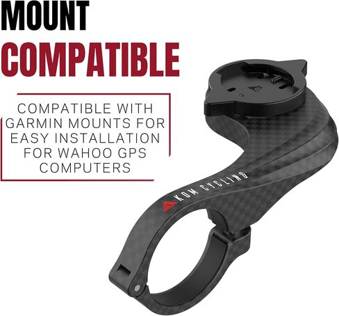 KOM Cycling Quarter Turn Adapter Compatible with Garmin to Wahoo Computers - Mount Any Wahoo Computer onto an existing Mount | Computers - Mount Any Wahoo Computer onto an existing Mount in Saudi Arabia
