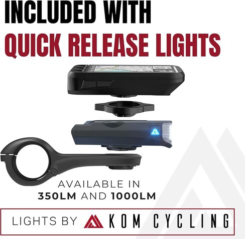 KOM Cycling Quarter Turn Adapter Compatible with Garmin to Wahoo Computers - Mount Any Wahoo Computer onto an existing Mount | Computers - Mount Any Wahoo Computer onto an existing Mount in Saudi Arabia
