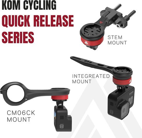 KOM Cycling Quarter Turn Adapter Compatible with Garmin to Wahoo Computers - Mount Any Wahoo Computer onto an existing Mount | Computers - Mount Any Wahoo Computer onto an existing Mount in Saudi Arabia