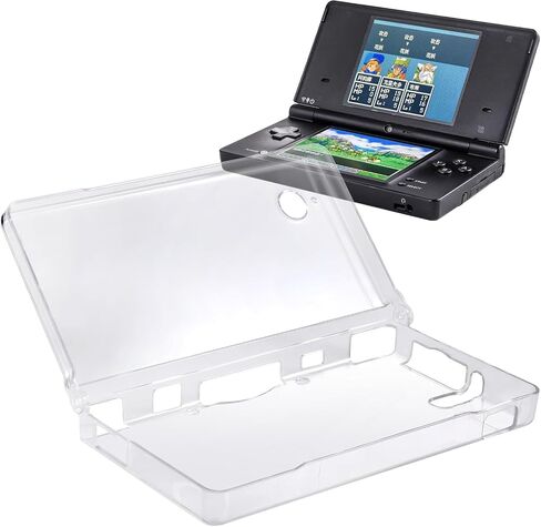 VSEER Crystal Clear Hard Shell Protective Case Cover for Nintendo DSi NDSi, Transparent, Snap-On Design, Slim Profile (Not for Nintendo DSL or DSi XL) in Saudi Arabia