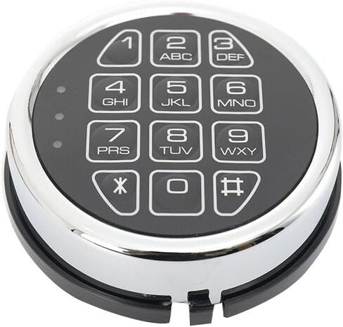 Electronic Safe Lock Kit Replacement | Digital Keypad with Solenoid Lock, Gun Safe Keypad Universal Replacement, Fit Safe Box and More in Kuwait