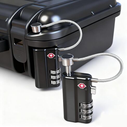 TSA Approved Combination Locks for Gun Cases, Toolboxes & Luggage (1 Pack) in Saudi Arabia