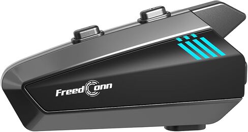 FreedConn Blade Motorcycle Bluetooth Headset, Mesh 3.0 Helmet Intercom Communication Systems with IP67 Waterproof, AI Noise Reduction, Voice Command, Hi-Res Speakers in Saudi Arabia