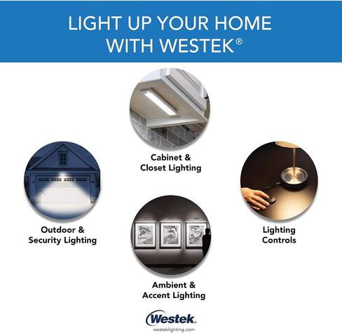 Westek MLC12BC-4 Indoor Plug-in Corded Motion Activated Light Control, Single, White in Saudi Arabia