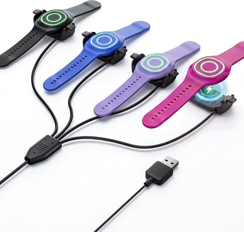 4 Port Magic Band Charger Charging Station for Disney Magic Band+ Plus | Multiple 4-in-1 MagicBand+ Charger for Multi MagicBand Plus,90 Min Full Charging for Disneyland Family Accessories in Saudi Arabia