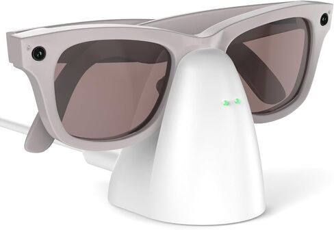 Charger Stand Compatible with RayBan Meta Smart Glasses, Portable Charging Dock for Wayfarer, Headliner & Skyler Gen 1 with 59" USB-C Cable (Not for Oakley HSTN & Display) in Saudi Arabia