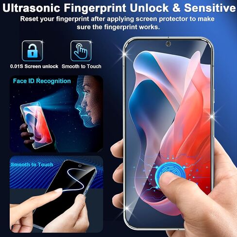 firtstnow 3 Pack for Motorola Moto G (2026/2025) Screen Protector Tempered Glass, Military Grade Shatterproof, 9H Hardness, Fingerprint Unlock, HD Clear Case Friendly 6.7 Inch in Saudi Arabia