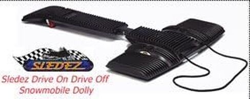 TUIOOE Sledez Drive on Drive Off Snowmobile Dolly or Dollies with Four Three Inch Swivelling Casters Adjustable for All Snowmobiles in Saudi Arabia