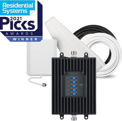SureCall Fusion Professional Cell Phone Signal Booster up to 8000 sq ft | Pro-Grade, Yagi Panel Antennas | Multi-User Boosts All Carriers, Verizon, AT&T, Sprint, T-Mobile | FCC Approved, USA Company in Saudi Arabia