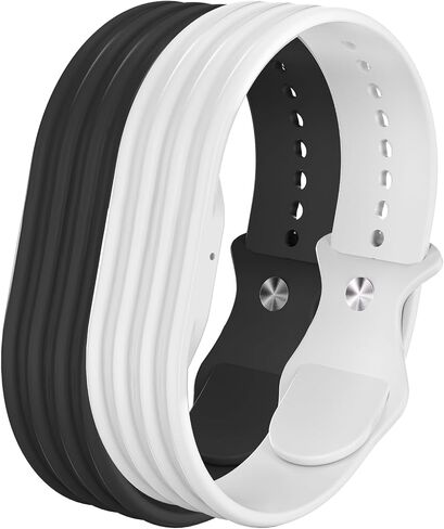 Soft Silicone Sport Band for Fitbit Air, Adjustable Replacement Strap | 2PACK Soft skin-friendly band with an adjustable fit for comfortable all-day wear during workouts and everyday activities in Saudi Arabia
