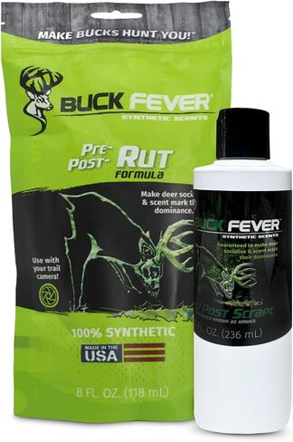 Buck Fever Pre/Post Buck Rut, Synthetic Deer Scent for Mock Scrapes in Saudi Arabia