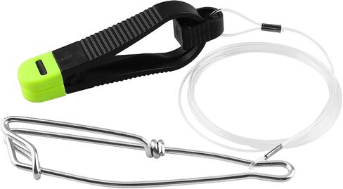 QQZ Downrigger Release Clip, 1173 Power Grip Plus with 48" Leader & Cable Snap, Stacking Self-Locating Snap, Adjustable Tension, No Line Damage, Easy Retrieve for Trolling in Kuwait