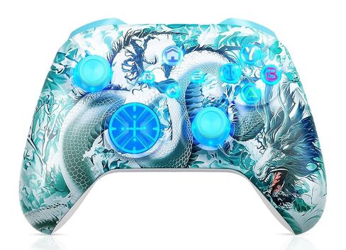 Gamrombo Wireless Gaming Controller Replacement for Xbox One, Xbox Series X|S, Xbox One S|X Controller with Hall Triggers, Hall Joysticks, Adjust RGB Light, Marco, Turbo, Audio Jack in Kuwait