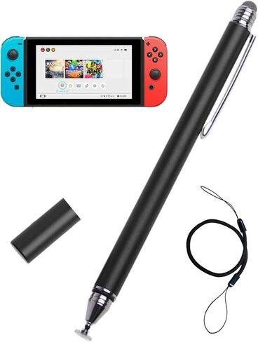 2-in-1 Stylus Pen for Nintendo Switch/Switch Lite/OLED, Capacitive Stylus for Nintendo Switch 2 Pen, Switch Super Precise Stylus Pen with Lanyard (Pink) in Saudi Arabia