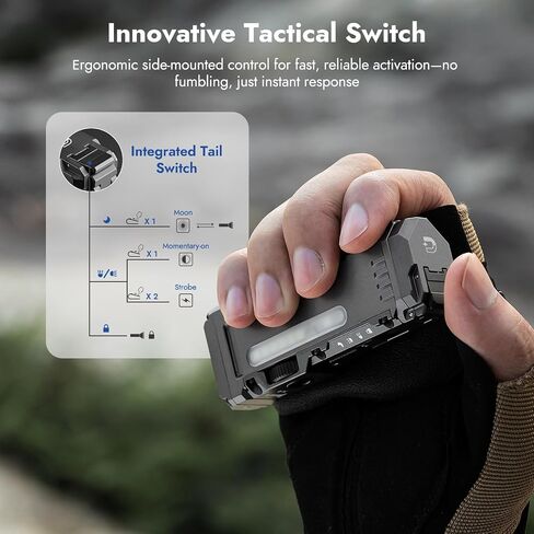 WUBEN X4 Flashlight Rechargeable,EDC Light with Multi-Mode RGB Light | 1500 Lumens Mini Tactical Flashlight with Clip & Tail switch,Small Handheld Flashlight for Camping,Emergency,Reading & Walks in Saudi Arabia