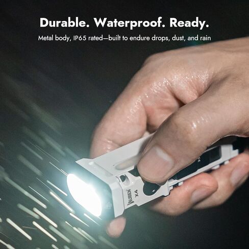 WUBEN X4 Flashlight Rechargeable,EDC Light with Multi-Mode RGB Light | 1500 Lumens Mini Tactical Flashlight with Clip & Tail switch,Small Handheld Flashlight for Camping,Emergency,Reading & Walks in Saudi Arabia