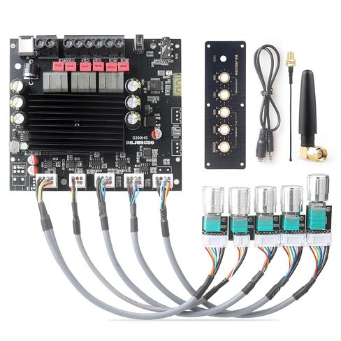 100W+100W+200W Power Amplifier Board, TPA3221 Chip with Bluetooth、AUX and USB Inputs, 2.1 Channel Audio Power Amplifier (S200HS-W) in Kuwait