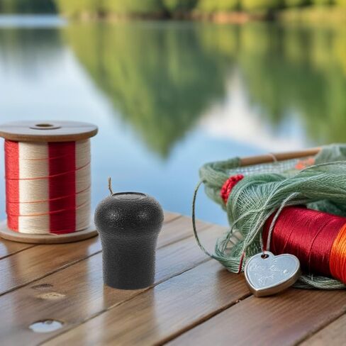 2pcs Rubber Fishing Rod Butt Cap, 18mm, 3/4inch End Protector Cap for DIY Fishing Rod Building and Repairs, Non-Slip End Cushion, Fish Pole Holder Accessory in Saudi Arabia