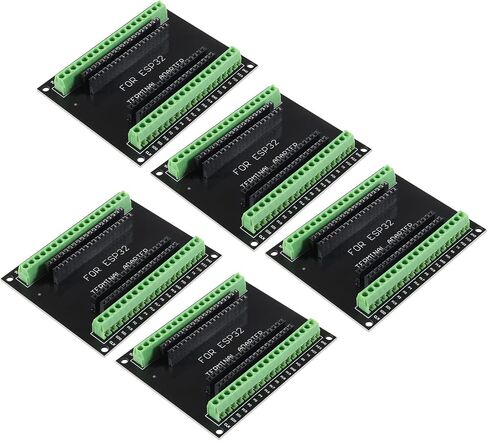 AITRIP 3Sets USB C 38 Pin ESP32 ESP-32D ESP-WROOM-32 CP2012 WiFi+Bluetooth Dual Core Type-C Interface ESP32-DevKitC-32 Development Board Module with ESP32 Breakout Board Shield Terminal Adapter in Saudi Arabia