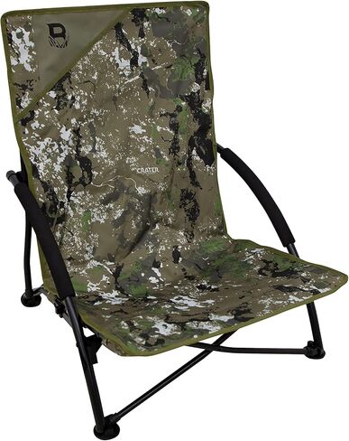 Barronett Blinds Ground Gobbler Chair, Run and Gun Hunting Chair, Low Profile, Ultra-Portable, Lightweight, 300 lb. Capacity, Crater™ Thrive, BC108 in Saudi Arabia