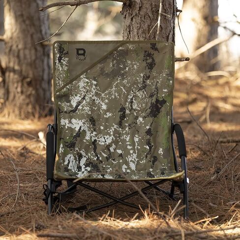 Barronett Blinds Ground Gobbler Chair, Run and Gun Hunting Chair, Low Profile, Ultra-Portable, Lightweight, 300 lb. Capacity, Crater™ Thrive, BC108 in Saudi Arabia