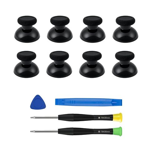 WCDZSU 8 Pcs Replacement Thumbstick for Xbox Series X/S Controller | Thumb Stick Grip Caps Repair Kit, Analog Stick Replacement Accessories, Fix Worn, Damaged or Broken Thumbsticks with Tool Kit in Saudi Arabia