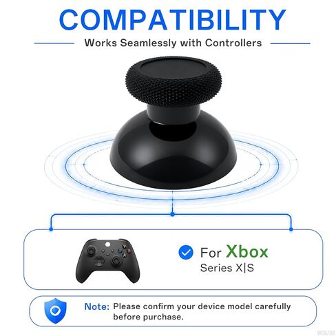 WCDZSU 8 Pcs Replacement Thumbstick for Xbox Series X/S Controller | Thumb Stick Grip Caps Repair Kit, Analog Stick Replacement Accessories, Fix Worn, Damaged or Broken Thumbsticks with Tool Kit in Saudi Arabia