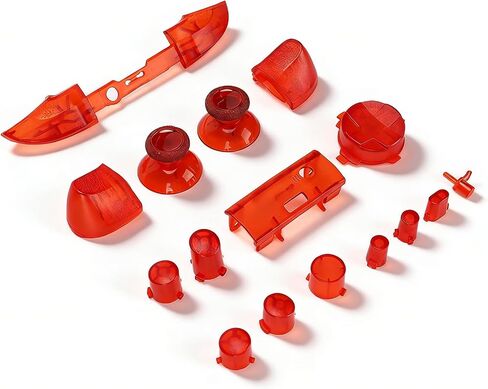 Replacement Full Set Bumper Buttons Compatible with Series X Series S Controller, Controller LB RB LT RT Bumper Buttons Repair Kit, Gamepad(Green) in Kuwait